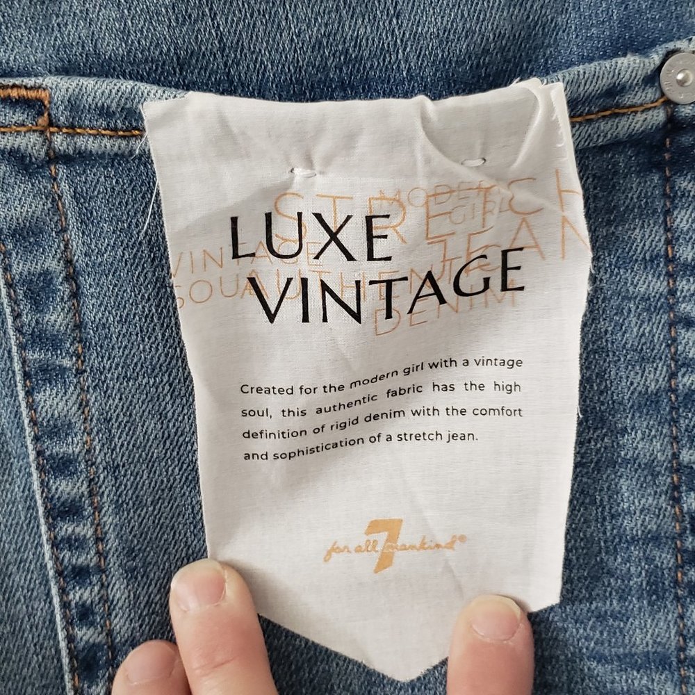 NWT 7 For All Mankind Mid Rise Ankle Skinny in Sloan Vintage - Picture 9 of 9